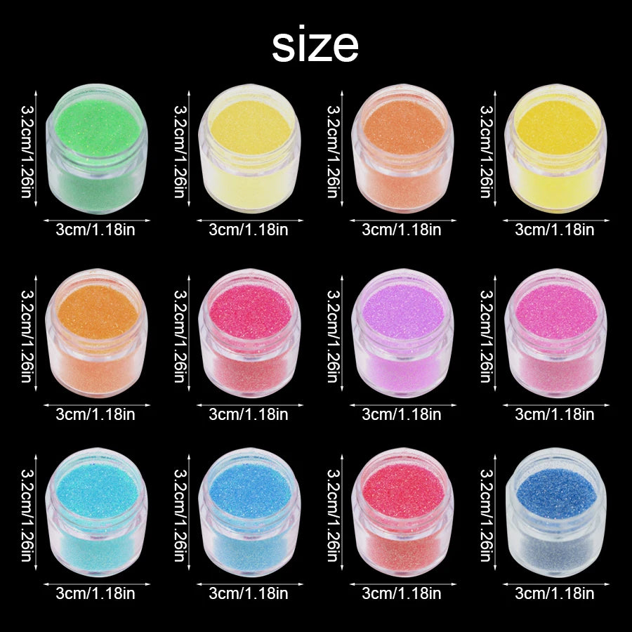 12 Colors Iridescent Powder, Epoxy Resin Pigment