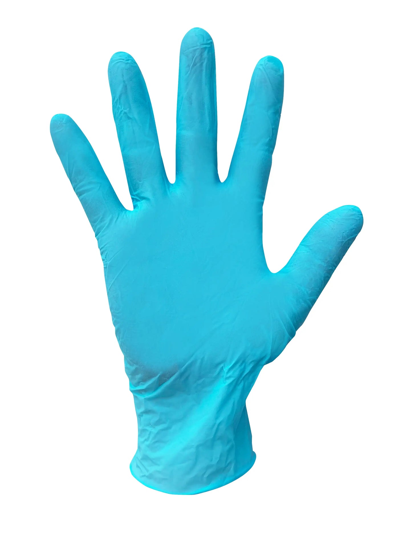 Disposable Gloves, Nitrile, Blue, One Size, 100 Count