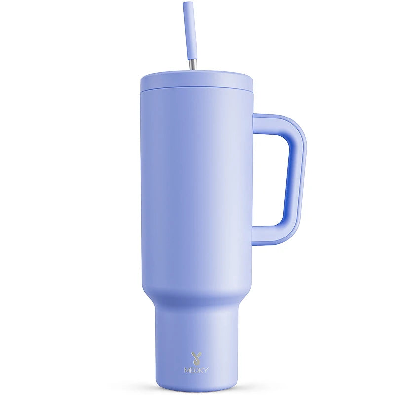 50oz Large Capacity Vacuum Straw Cup with Lid.