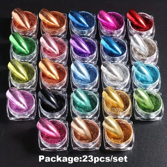 Magic Mirror Powder, 23 Set color.