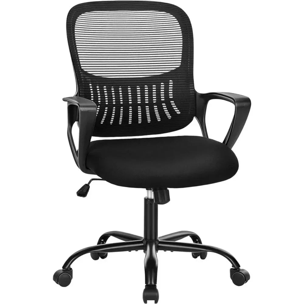 Office Chair, Lumbar support, Black Desk Chairs